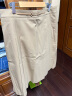 哈吉斯（HAZZYS）女装秋季新款A字型素色舒适通勤半身裙ABQST0ADF07 米色BI 165/76A 44 晒单实拍图