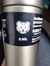 虎牌（TIGER）新款304不锈钢保温梦重力轻便携直身杯MMZ-K035 单位团购定制LOGO 曜石黑 500ml(KS) 实拍图