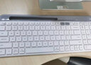 罗技（Logitech） K580 无线蓝牙键盘 超薄键盘 安静办公学生手机支架键鼠套装平板电脑办公键鼠套装 毕业高考礼物 K580 芍药白+M650L白(中大手套装) 实拍图