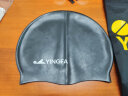 英发（YINGFA）近视泳镜男女防雾度数可选近视游泳眼镜泳帽收纳包套装 黑色400度 实拍图