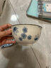 美厨（MAXCOOK） 陶瓷碗釉下彩日式碗 陶瓷碗家用汤碗面碗饭碗 陶瓷餐具套装 5英寸陶瓷碗两件套 MCTC8589 实拍图