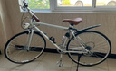 凤凰（Phoenix）公路自行车男女成人禧玛诺变速复古青少年学生平把公路赛车FR202 钢架700C-禧玛诺7速-电镀银哑光 700C【建议身高160-190CM】 实拍图