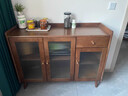 冯派 餐边柜实木简约多功能储物柜  厨房柜 小户型中式厨房收纳柜子 胡桃色餐边柜LA05两门 实拍图
