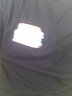 真维斯（Jeanswest）冰丝中袖男2026夏季简约印花宽松冰感速干短袖T恤男士大码上衣服 黑色（大仰望猫左下标） 5XL (体重230-260斤) 实拍图