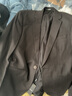 利郎官方西装套装男商务西服正装职业装新郎结婚礼服男士西服套装 黑色（G4QXF822SA） L 170/84A  裤子170/78A 实拍图