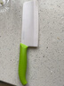 美瓷（MYCERA） 陶瓷刀 家居日常使用陶瓷刀 超薄锋利厨房用刀6.5寸大菜刀 （带刀鞘） 绿色 实拍图