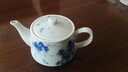 京德 景德镇陶瓷茶壶手绘青花功夫茶具带把纯手工绘画茶壶 青花山水帆影壶 150ml 实拍图