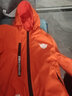 川孩童装男童外套儿童加绒加厚双面穿冲锋服秋冬装新品中大童男孩风衣 双面穿橙色(男款) 120 (偏小 建议身高1米~1米1) 实拍图