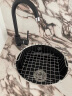 欧琳（OULIN）水槽石英石黑色圆形花岗岩厨房洗菜盆西厨水吧台餐边柜小槽洗碗池 GS101配8006K精铜龙头 直径410mm 实拍图