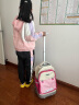 京商kyosho日本拉杆书包小学生儿童3到6年级大容量粉色拼色 晒单实拍图