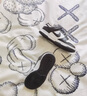 NIKE耐克DUNK LOW(GS)中大童运动鞋女鞋春夏黑白熊猫CW1590-100 38.5 实拍图