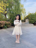 茨语（ciyu）童鞋女童凉鞋2025夏季新款女宝露趾可爱蝴蝶结公主凉鞋软底沙滩鞋 956米白色 33 内长20.4cm（适合19.6cm脚长） 实拍图