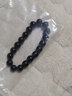 玉籽福玛瑙手链男女款玉髓圆珠手串玉石通勤手饰 黑玛瑙10mm 实拍图