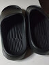 惠夫人拖鞋 男夏天室内浴室防滑洗澡eva软底塑料居家居家用情侣凉拖鞋 升级蛙 神秘黑 42-43 （适合41-42码穿） 实拍图