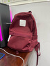 CILOCALA双肩包女M+号登山包校园电脑包大容量旅行包上班出游背包帆布书包 AZUKI-红豆沙M+中号 实拍图