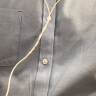 红豆Hodo 男士商务休闲正装纯色短袖衬衣 职业装短袖衬衫 蓝色44 实拍图