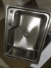 莱尔诗丹（Larsd） 304不锈钢水槽单槽 拉丝不锈钢洗菜盆 厨房水槽 厨房洗碗盆 304不锈钢单槽580*430（含高弯龙头） 实拍图