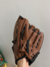 英辉（INVUI）棒球手套投球垒球儿童款加厚耐磨捕手手套（1软棒球） S码 棕色 实拍图