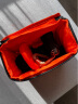 佰卓 单反相机内胆包 适用 佳能尼康宾得索尼 便携摄影包旅行多用相机包 镜头闪光灯收纳包 小号-橙色 晒单实拍图