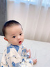好孩子（gb）婴儿睡袋春秋抱被婴幼儿秋冬防踢被新生儿宝宝冬季包被 蓝90码.【身高90-105CM】空调款 实拍图
