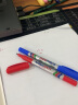 旗牌（Shachihata）Artline 速干油性记号笔 粗细双头油性笔 0.4-1.0mm 红色 EK-041T 实拍图