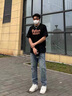 AEMAPE五分短袖男夏季宽松t恤ins潮牌上衣男生潮流一套搭配休闲套装 053黑色上衣+军绿短裤_两件 XL （建议130-145斤） 实拍图
