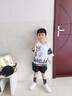 贝孩趣男童冬装加绒套装大童冬款卫衣三件套儿童中大童加厚马甲运动服 红色 150码(建议身高135-145厘米) 实拍图