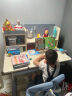 京东京造儿童学习桌椅套装写字桌中小学生 实木儿童书桌椅 1m莫兰迪蓝 晒单实拍图