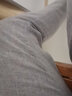 小允星 哈伦裤女春秋新款西装裤棉麻女裤小脚西裤冰丝九分休闲裤 1826灰色(九分) 28【L】(建议105斤-115斤)  实拍图