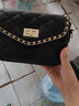 袋鼠轻奢品牌简约小包包女夏季七夕链条包韩版迷你小方包时尚百搭单肩 黑色 实拍图