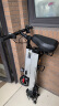 FTN 折叠电动车锂电池自行车迷你小型电动电瓶车 男女代步滑板电单车 10A-银-GPS-续航约35-40km 实拍图