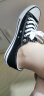法拉步春季新款小白帆布鞋女原宿风鞋百搭韩版鞋学生透气板鞋子潮 黑色（A01） 36 实拍图