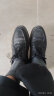 波图蕾斯皮鞋男士系带商务休闲鞋英伦雕花布洛克休闲皮鞋 3017 黑色 38 实拍图