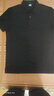 库罗戈短袖t恤男纯色简约光版夏季新款休闲百搭翻领订定制工作服半袖男 黑色 S (95-115斤) 实拍图