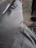 浪莎（LangSha）男士秋裤男纯棉秋冬天基础衬裤时尚打底裤保暖裤内穿棉毛裤 100%棉深灰色秋裤 3XL 185/110建议155-190斤 实拍图