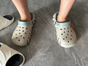 Jeep吉普溯溪鞋男夏季外穿防滑踩屎感透气简约男士休闲情侣包头洞洞鞋 水泥灰 44-45 实拍图
