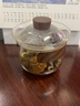 美斯尼 玻璃盖碗茶杯泡茶碗泡茶器防烫手抓壶功夫茶具 透明晨茗盖碗一碗二杯 实拍图