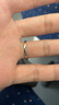 中国黄金（CHINA GOLD）铂金戒指男女一对钻石白金结求婚钻戒情侣对戒生日礼物送女友老婆 【今/次日达】铂金钻石情侣戒指 定价 实拍图