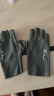瑞莱奥手套女冬季保暖半指户外骑行防寒办公打字写字漏手指骑车防冻手套 灰色-半指 实拍图