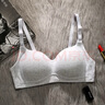 杭赫 内衣女小胸聚拢少女学生韩版纯欲无钢圈文胸罩女薄款收副乳 浅灰  80A 36/80码【AB通杯】 实拍图