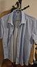 罗蒙短袖衬衫男士竹纤维抗皱商务条纹格子职业装工装休闲衬衣上衣男装 实拍图