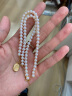 潮宏基 CHJ JEWELLERY 玫瑰花牌 钻石珍珠18K金彩金项链女款 XQK33702091 约45cm 晒单实拍图