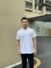 Calvin KleinJeans夏季男士商务休闲通勤ck翻领字母印花短袖T恤POLO衫J319635 YAF-白色 2XL （建议190-200斤） 实拍图