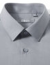 红豆（Hodo）短袖衬衫男莫代尔爽滑纯色舒适短袖衬衣 S3灰色 41  晒单实拍图