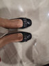 森达女鞋秋冬新款商场同款通勤真皮鞋粗跟浅口单鞋高跟鞋XAG01CQ4 黑色 37 实拍图