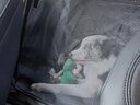 DO DO PET宠物车载笼猫笼狗笼可折叠大中小型犬狗狗宠物笼猫狗坐车隔离笼子 灰绿色-四面网布开口款 L码（81×59×59cm）中大SUV后排 实拍图