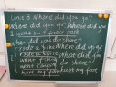 齐富（QIFU） 单面磁性粉笔黑板办公会议家用绿板儿童教学书写小黑板留言写字板白板学校黑板报 加厚银框50*70CM单面挂式绿板 晒单实拍图