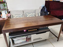果真现代简约全实木书桌乌金木书法桌书画桌新中式书房办公桌电脑桌 书桌不带抽屉1.58米-单桌 实拍图