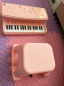 奥智嘉电子琴儿童钢琴玩具女孩六一儿童节生日礼物3-6-10岁早教音乐器粉 实拍图
