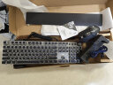 狼蛛（AULA）T500机械键盘鼠标套装 有线键鼠套装 游戏办公电脑键盘 蒸汽朋克 宏编程 带手托 黑色 青轴 实拍图
